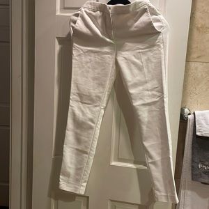 Zara white skinny pants
